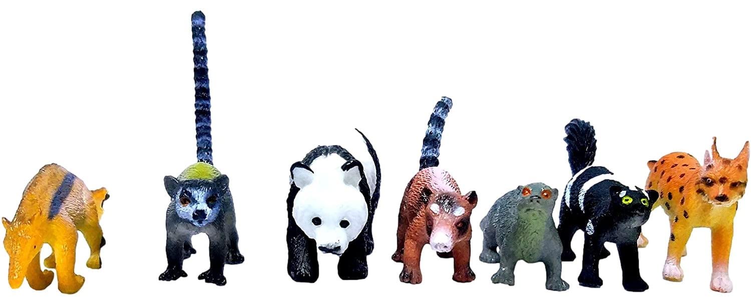 Mini Safari Jungle Animals Play Set, 28 ct - Assorted Creatures, Party Favors, Educational Counting & Sensory Toys