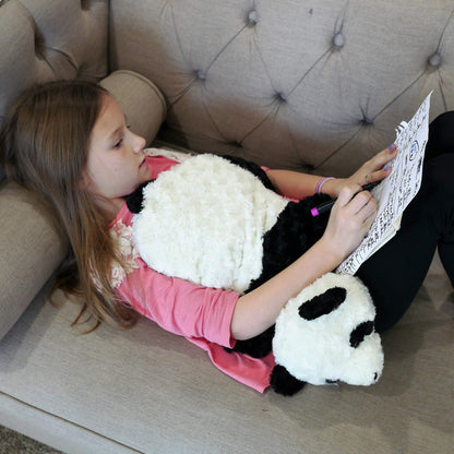 SENSORY4U Weighted Lap Blanket Pad for Kids Panda Bear 4 lbs Weighted Blanket - Washable - Perfect for Sensory Disorders Such as Autism, ADHD, Anxiety, Stress and Poor Concentration