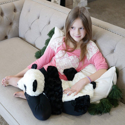 SENSORY4U Weighted Lap Blanket Pad for Kids Panda Bear 4 lbs Weighted Blanket - Washable - Perfect for Sensory Disorders Such as Autism, ADHD, Anxiety, Stress and Poor Concentration